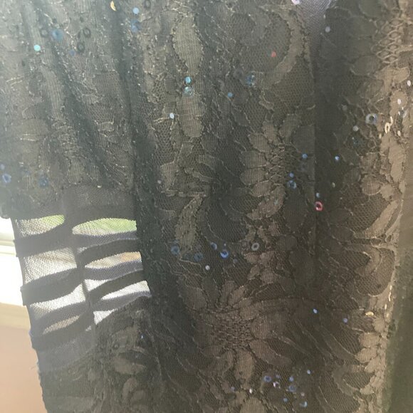 Alexa B Nites Lacy Dress, EUC, Size 14 - Picture 5 of 15